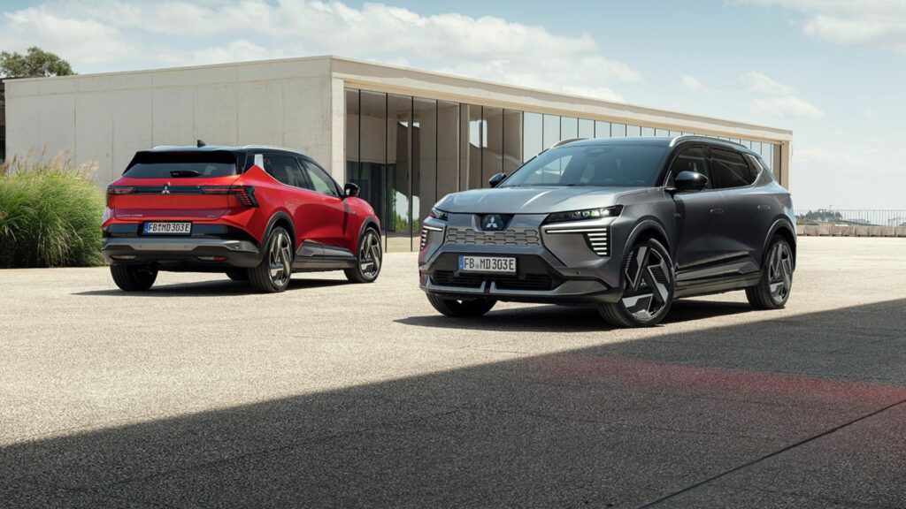 Mitsubishi a cloné le Renault Scénic électrique qui devient Eclipse Cross // Source : Mitsubishi Mitsubishi a cloné le Renault Scénic électrique qui devient Eclipse Cross // Source : Mitsubishi