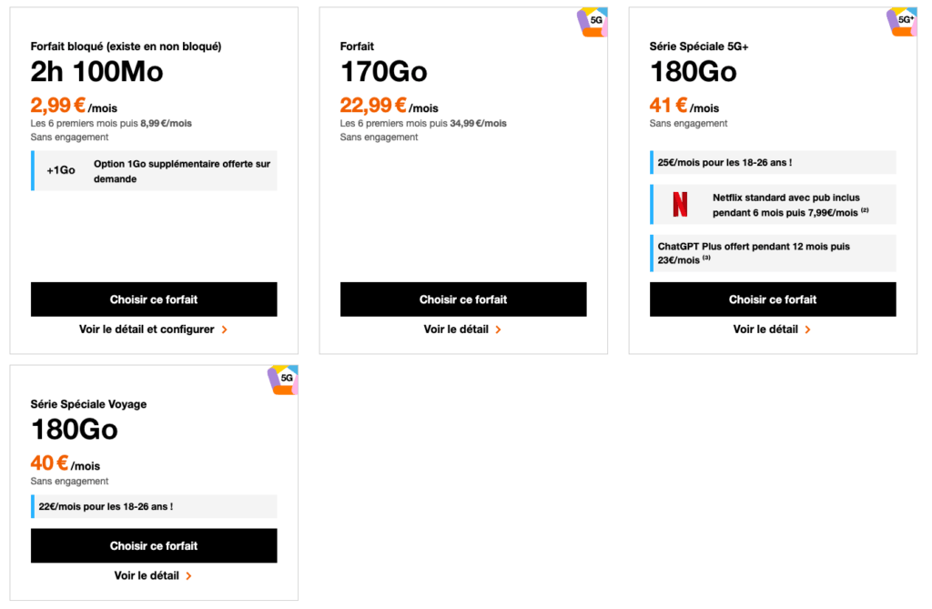 Orange propose des réductions pour ses clients les plus jeunes // Source : Capture Numerama Orange propose des réductions pour ses clients les plus jeunes // Source : Capture Numerama