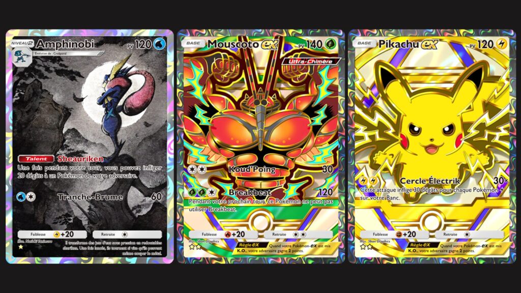 Unapperçu des cartes de l'extension // Source : The Pokémon Company Unapperçu des cartes de l'extension // Source : The Pokémon Company