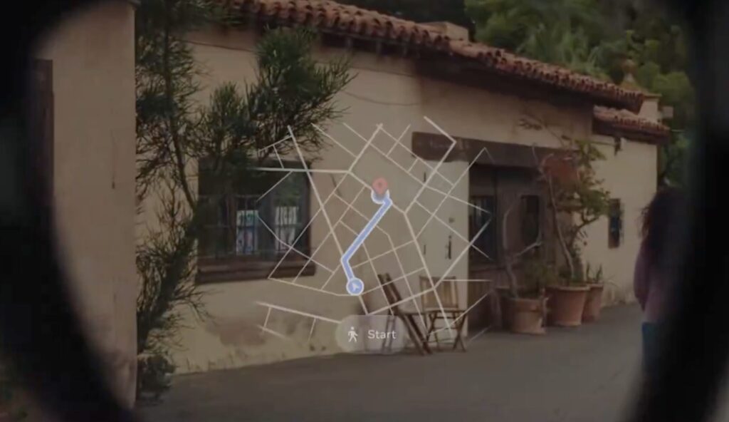 Le contrôle du GPS depuis les lunettes Meta Ray-Ban. Le contrôle du GPS depuis les lunettes Meta Ray-Ban.