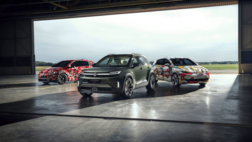 Volkswagen ID Cross concept, ID Polo et ID Polo GTi // Source : Volkswagen