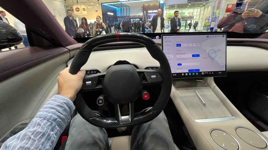 Un Xiaomi YU7 a été importé au salon IAA de Munich // Source : Robin San Vicente pour Numerama Un Xiaomi YU7 a été importé au salon IAA de Munich // Source : Robin San Vicente pour Numerama