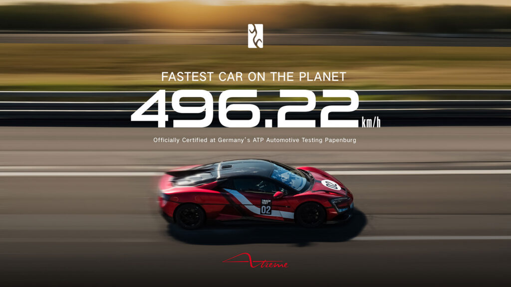 record de vitesse Yangwang U9  // Source : Yangwang