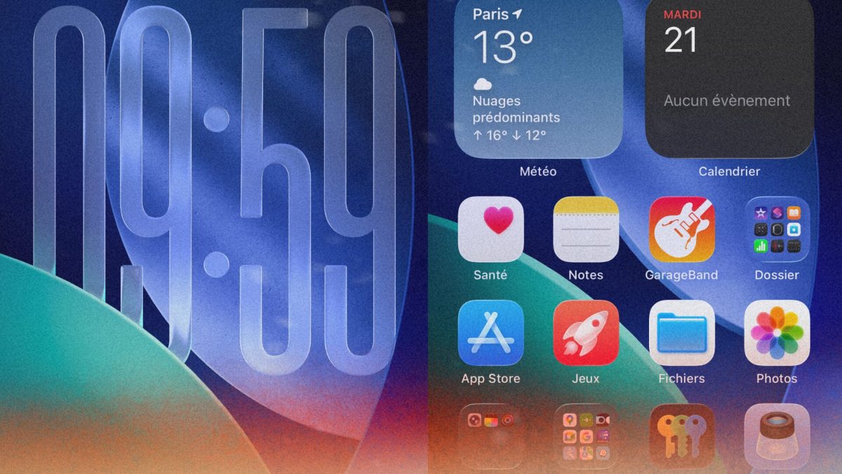 Dans la bêta 4 d’iOS 26.1, disponible depuis le 20 octobre 2025, il est enfin possible de modifier ou retirer Liquid Glass. // Source : Numerama Dans la bêta 4 d’iOS 26.1, disponible depuis le 20 octobre 2025, il est enfin possible de modifier ou retirer Liquid Glass. // Source : Numerama