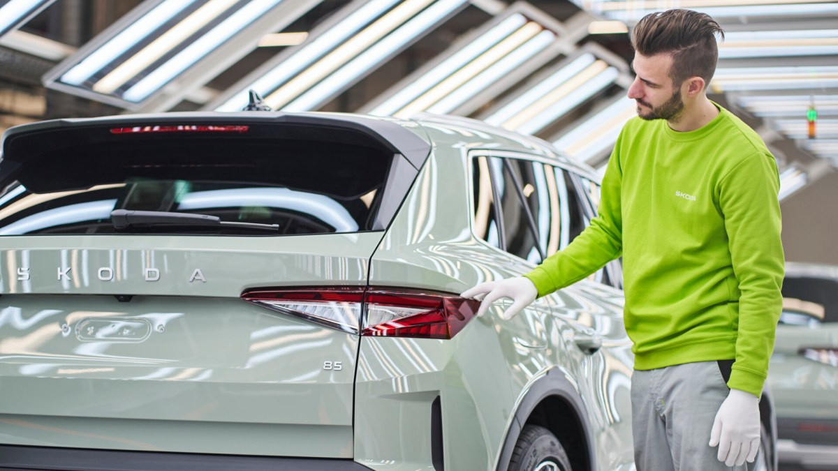 Production du Skoda Elroq // Source : Skoda Production du Skoda Elroq // Source : Skoda
