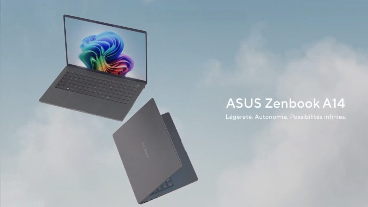 PC portable Asus Zenbook A14 // Source : Asus