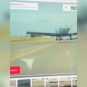Un conducteur de Tesla a évité un avion en atterrissage d'urgence // Source : Matthew Topchian via TikTok Un conducteur de Tesla a évité un avion en atterrissage d'urgence // Source : Matthew Topchian via TikTok