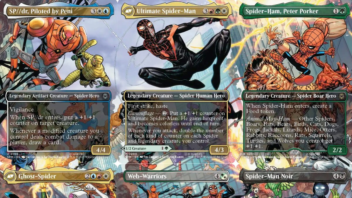 Cartes Magic Spider-Man // Source : Wizard of the Coast Cartes Magic Spider-Man // Source : Wizard of the Coast