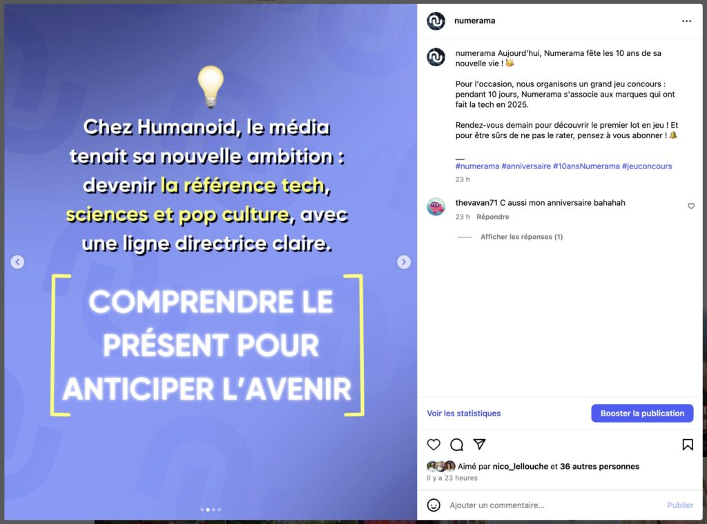 On est aussi sur Instagram ! Et on a des choses à vous dire... On est aussi sur Instagram ! Et on a des choses à vous dire...