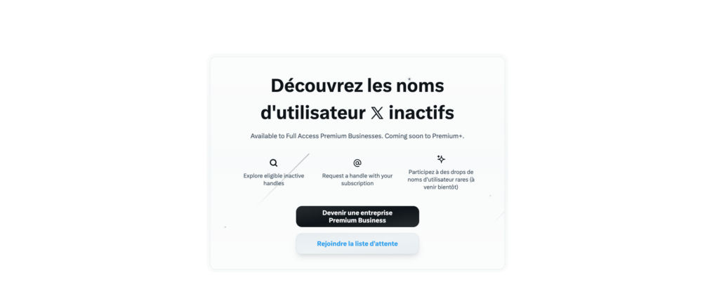 Le réseau social d'Elon Musk a lancé le 17 octobre 2025 la version bêta de Handles. // Source : Handles Le réseau social d'Elon Musk a lancé le 17 octobre 2025 la version bêta de Handles. // Source : Handles