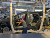 Production du Citroën C5 Aircross à l'usine de Rennes // Source : Raphaelle Baut pour Numerama Production du Citroën C5 Aircross à l'usine de Rennes // Source : Raphaelle Baut pour Numerama
