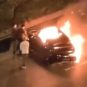 Une Xiaomi SU7 Ultra s'est enflammé après un violent crash // Source : 163.com Une Xiaomi SU7 Ultra s'est enflammé après un violent crash // Source : 163.com