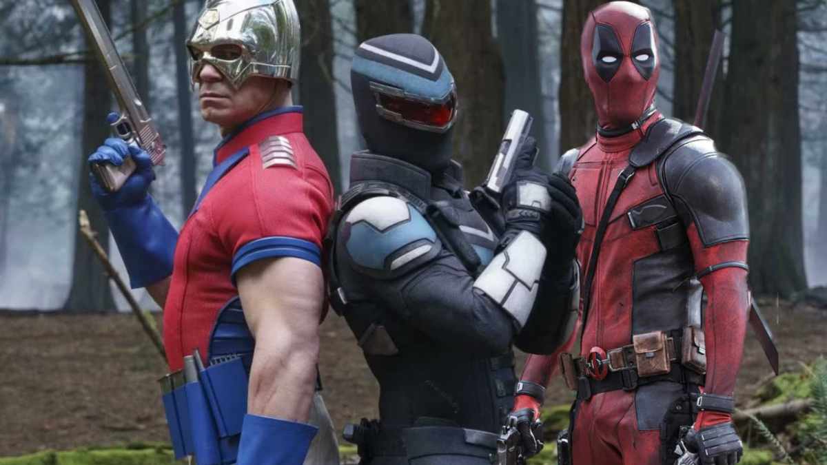 Deadpool a failli apparaitre dans Peacemaker. // Source : Montage Numerama Deadpool a failli apparaitre dans Peacemaker. // Source : Montage Numerama