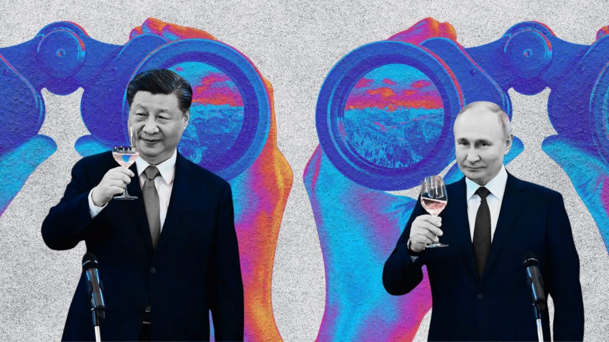 Espionnage chinois en Russie // Source : Montage Numerama Espionnage chinois en Russie // Source : Montage Numerama