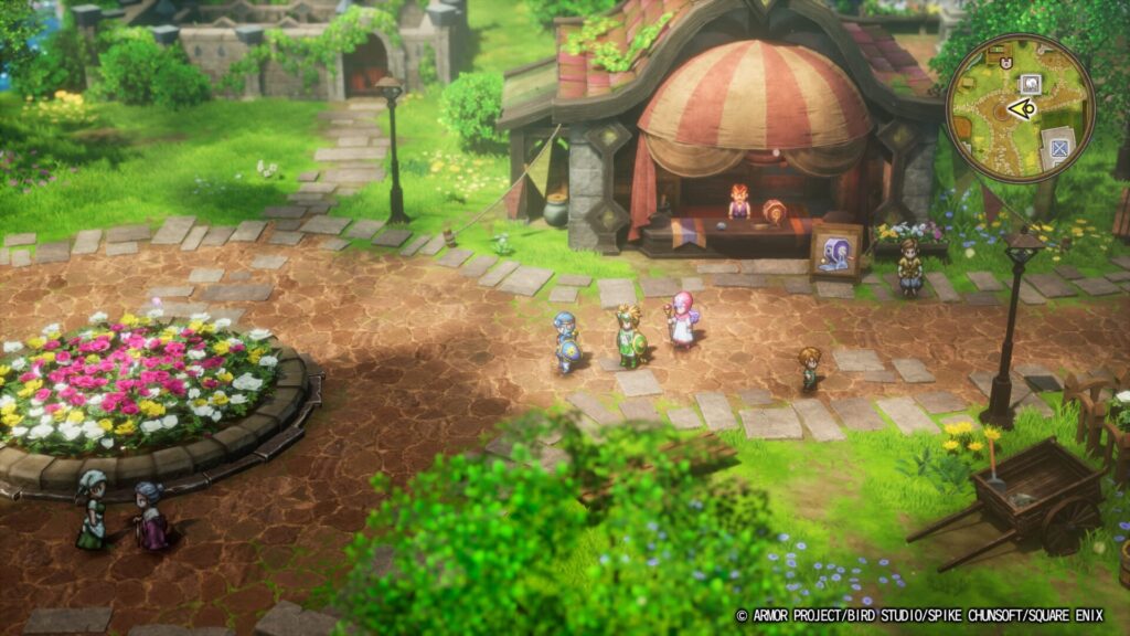 Les villages sont de véritables havres de paix // Source : Square-Enix