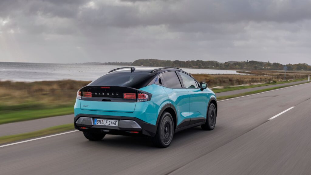 La nouvelle Nissan Leaf à l'essai. // Source : Thomas Antoine pour Numerama La nouvelle Nissan Leaf à l'essai. // Source : Thomas Antoine pour Numerama