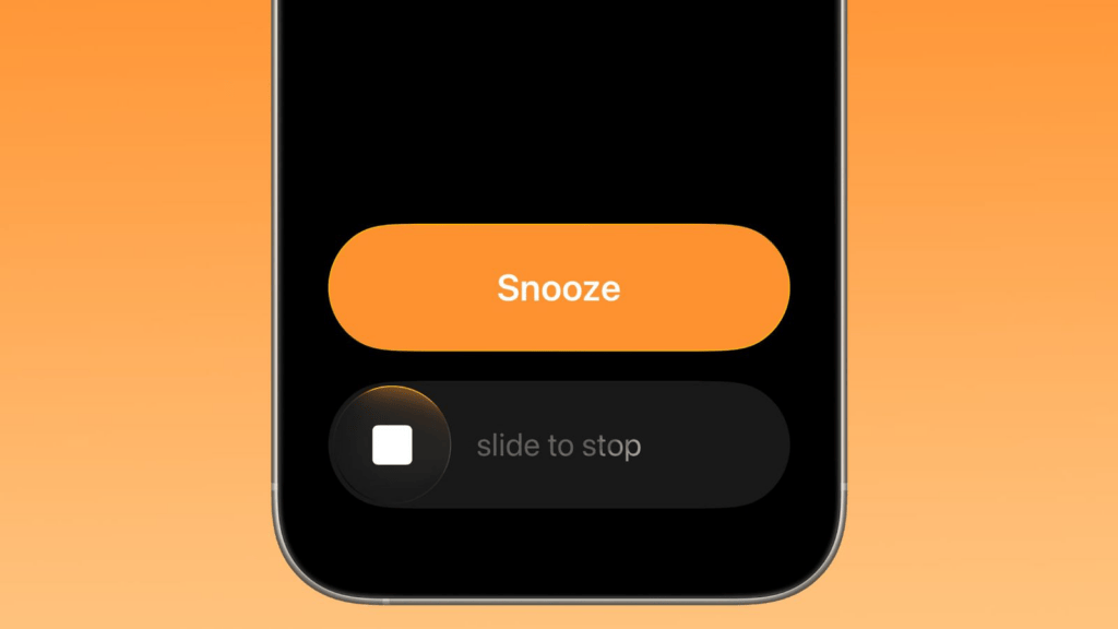 Pour interrompre un réveil, il va falloir glisser dans iOS 26.1 Pour interrompre un réveil, il va falloir glisser dans iOS 26.1