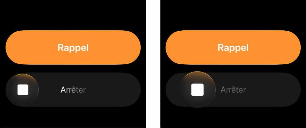 Pour interrompre une alarme, il faut faire glisser le bouton Stop dans iOS 26.1. Pour interrompre une alarme, il faut faire glisser le bouton Stop dans iOS 26.1.
