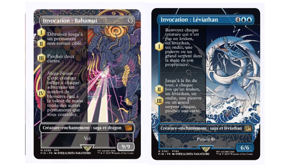 Les cartes Magic de Final Fantasy // Source : Wizard of the Coast Les cartes Magic de Final Fantasy // Source : Wizard of the Coast