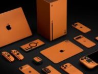 Des produits avec des skins oranges. // Source : Dbrand Des produits avec des skins oranges. // Source : Dbrand