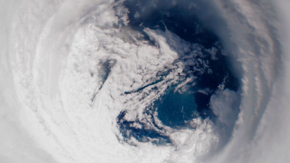 L'ouragan Mélissa. // Source : Union européenne, Copernicus, Sentinel-2 (image recadrée)