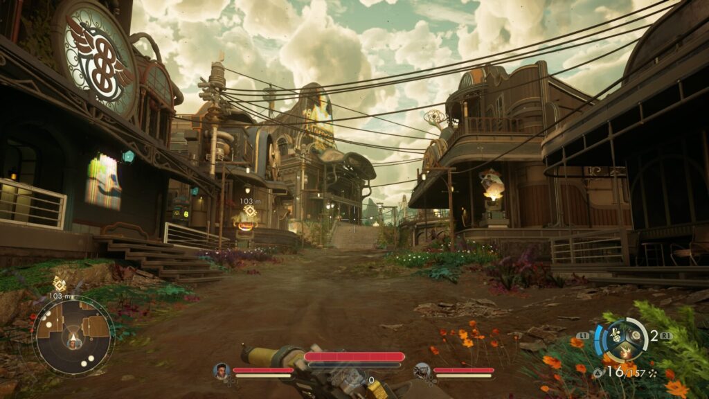 C'est souvent dans les villes que vous glanerez de préciseuses informations sur la politique d'Arcadia // Source : Obsidian Entertainment