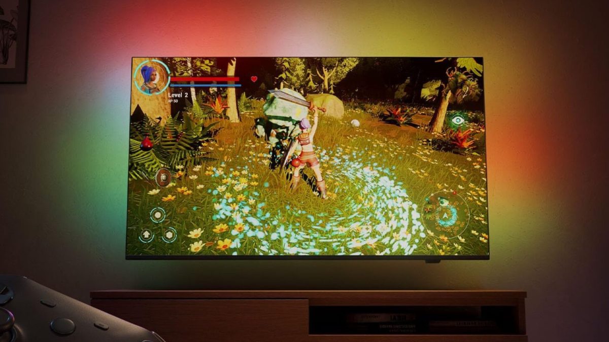 Philips Ambilight The One 75PUS900012 // Source : Philips