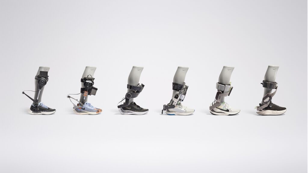 Celles-ci sont conçues pour « augmenter le mouvement naturel du bas de la jambe et de la cheville » // Source : Nike Celles-ci sont conçues pour « augmenter le mouvement naturel du bas de la jambe et de la cheville » // Source : Nike