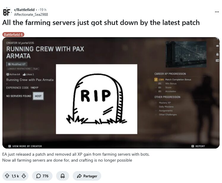 RIP XP FARMS RIP XP FARMS