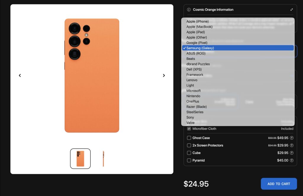 Un Samsung Galaxy S25 Ultra en orange cosmique : qui l'eut cru ? Un Samsung Galaxy S25 Ultra en orange cosmique : qui l'eut cru ?