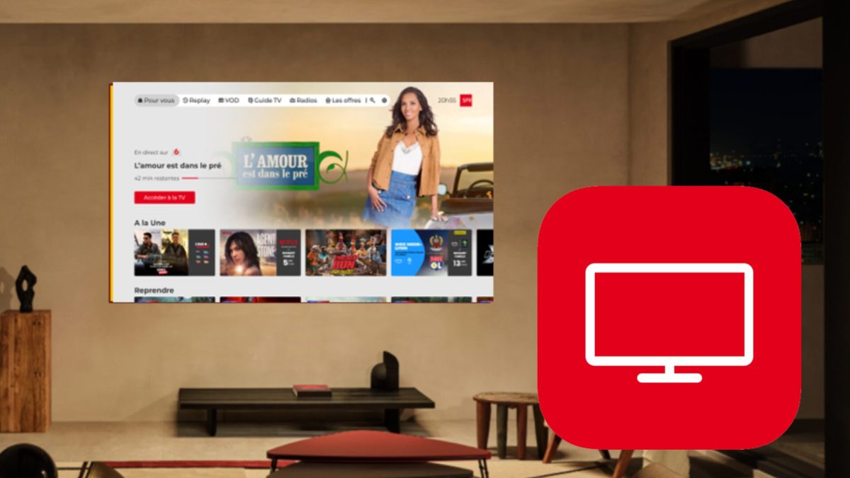 SFR TV et LG. // Source : Numerama SFR TV et LG. // Source : Numerama