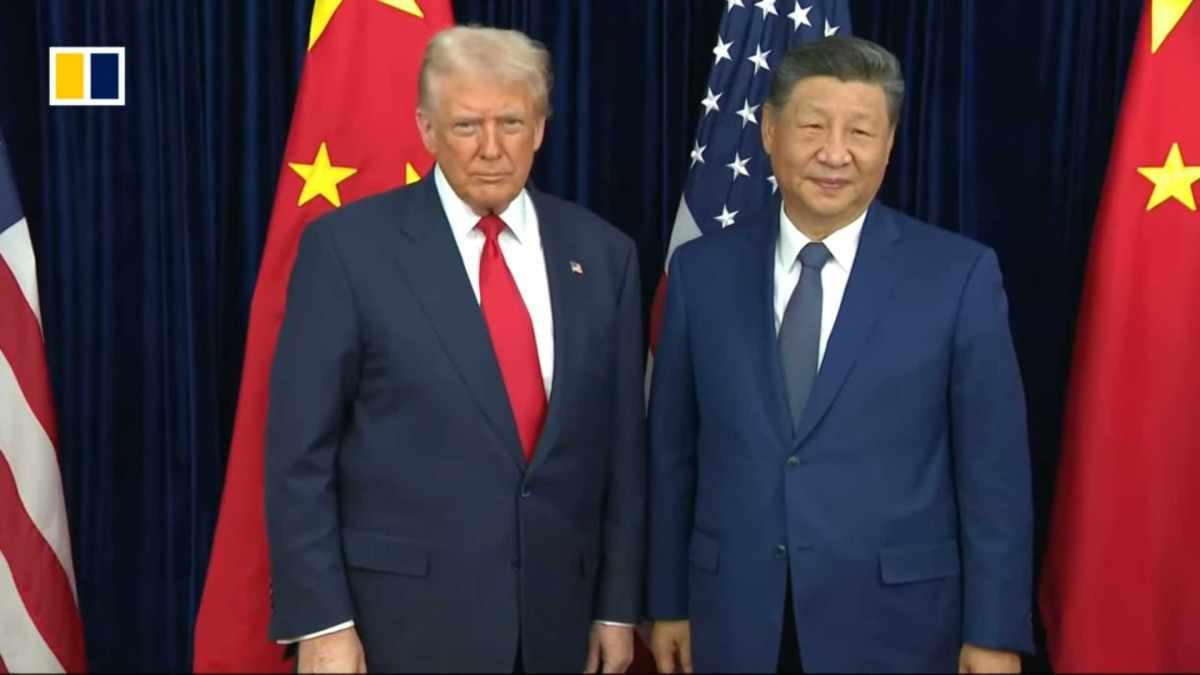 Trump et Xi. // Source : YouTube / SCMP