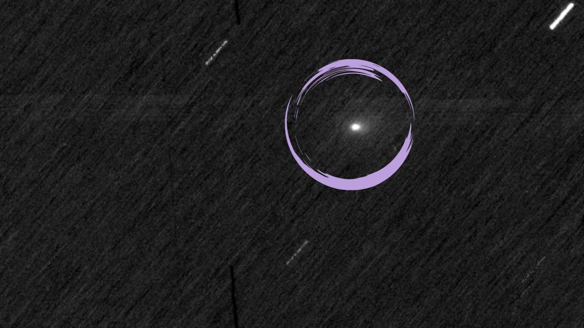 Une image d'ExoMars TGO de la comète 3I/ATLAS // Source : ESA