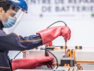 Centre de réparation des batteries par Volkswagen // Source : Volkswagen