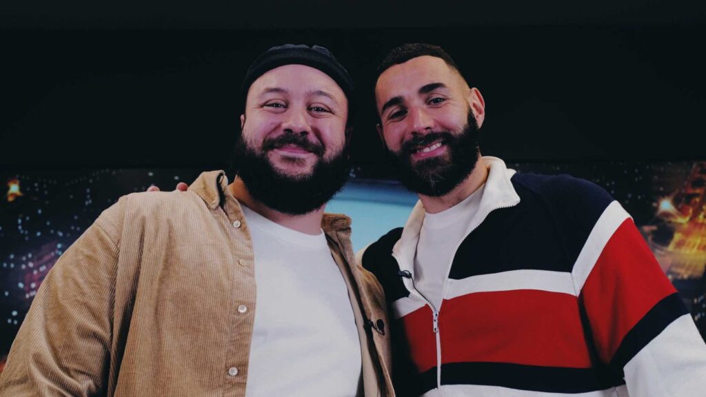 Zack Nani et Karim Benzema. // Source : Zack Nani Zack Nani et Karim Benzema. // Source : Zack Nani
