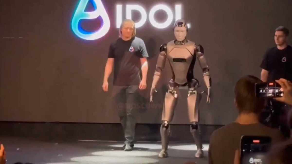 Le robot Aidol // Source : X