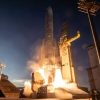 Décollage du lanceur Ariane 6 pour son vol VA265, le 4 novembre 2025 depuis le Centre Spatial Guyanais. // Source : CNES/ESA/Arianespace-ArianeGroup/Optique Vidéo CSG/P Piron, 2025