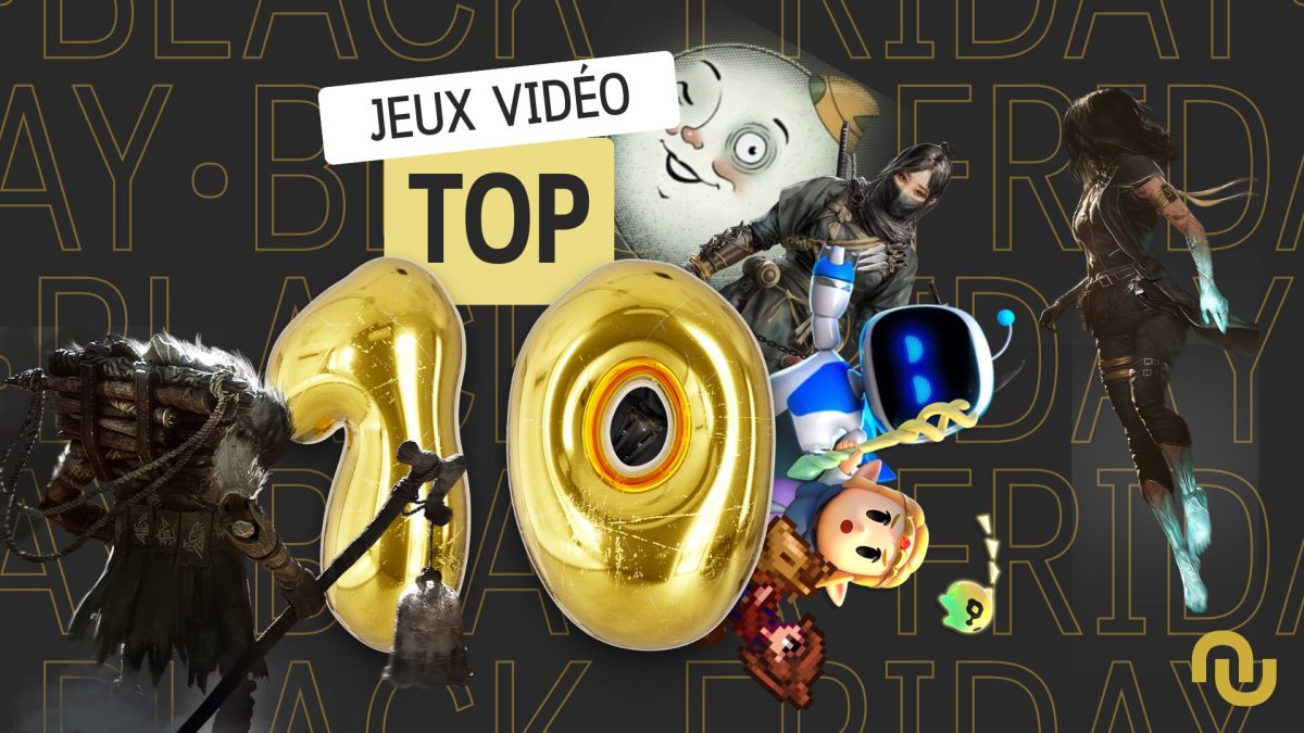 Black Friday Jeux vidéo // Source : Montage Numerama Black Friday Jeux vidéo // Source : Montage Numerama