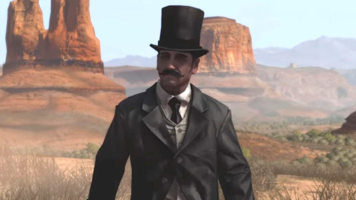 L'homme mystérieux dans Red Dead Redemption 2 // Source : Capture YouTube L'homme mystérieux dans Red Dead Redemption 2 // Source : Capture YouTube