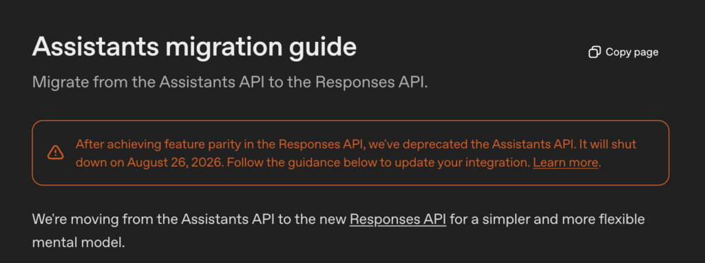 L'attaque repose sur une API vouée à disparaitre en août 2026 // Source : OpenAI L'attaque repose sur une API vouée à disparaitre en août 2026 // Source : OpenAI