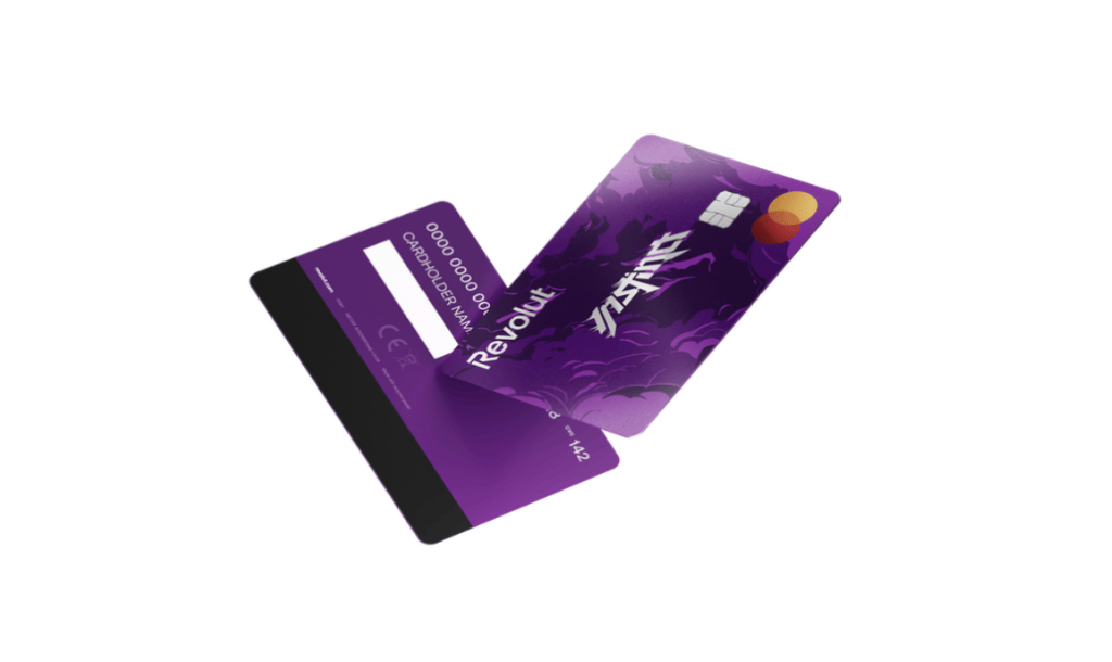 La carte « Instinct » de Revolut. // Source : Revolut La carte « Instinct » de Revolut. // Source : Revolut