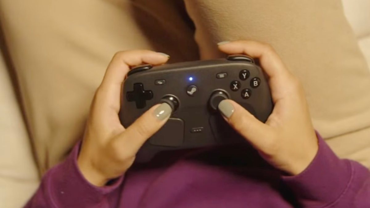 Steam Controller de Valve // Source : Valve Steam Controller de Valve // Source : Valve