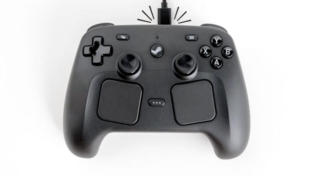 Steam Controller de Valve // Source : Valve Steam Controller de Valve // Source : Valve