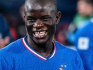 Kanté avec l'Équipe de France // Source : Compte X de l'Équipe de France