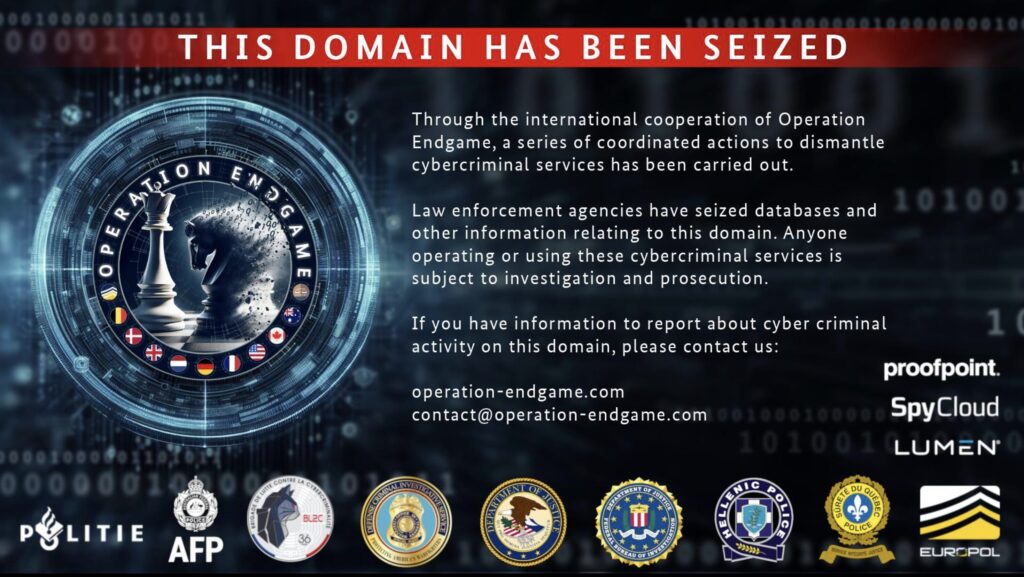 Le site de venomlicense.com affiche désormais un message de saisie // Source : Europol Le site de venomlicense.com affiche désormais un message de saisie // Source : Europol