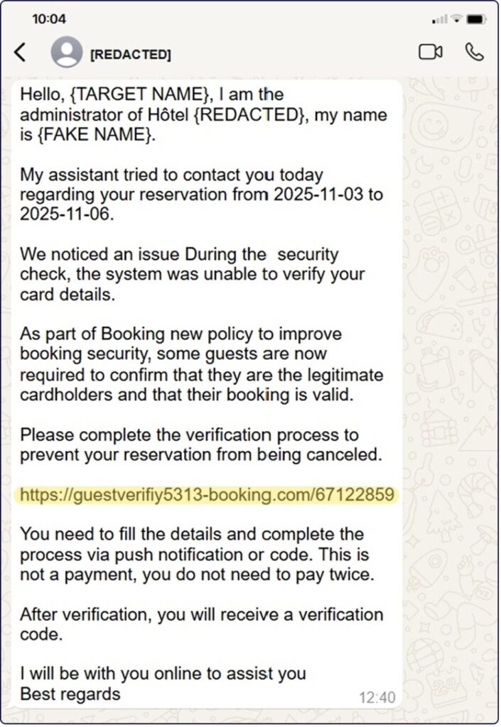 Message type de cette campagne de phishing // Source : Sekoia.io Message type de cette campagne de phishing // Source : Sekoia.io