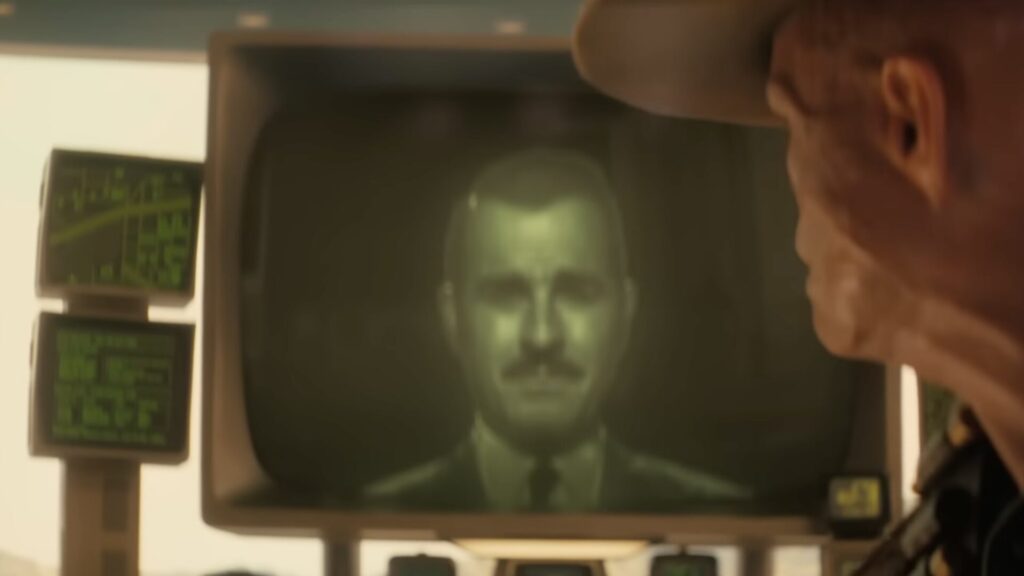 Mr. House dans sa machine de survie // Source : Capture YouTube Mr. House dans sa machine de survie // Source : Capture YouTube