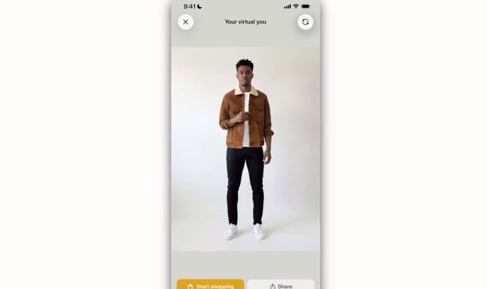 Ce nouvel outil permet de sélectionner un produit, cliquer sur « essayez », puis créer son avatar. // Source : Perplexity Ce nouvel outil permet de sélectionner un produit, cliquer sur « essayez », puis créer son avatar. // Source : Perplexity