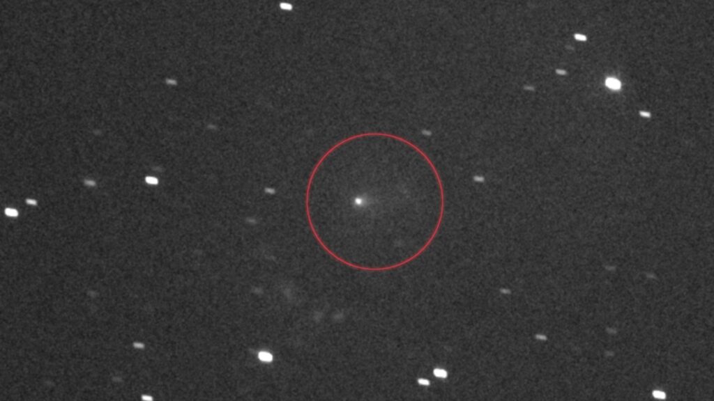 Image obtenue avec la mission Lucy. // Source : NASA/Goddard/SwRI/JHU-APL Image obtenue avec la mission Lucy. // Source : NASA/Goddard/SwRI/JHU-APL