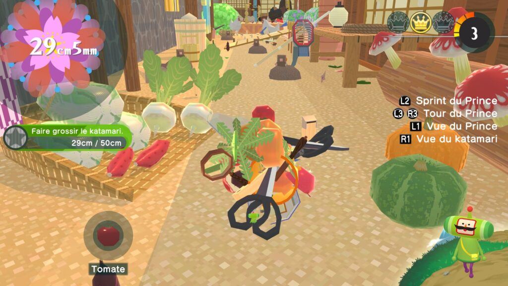 Tout est simple, mais parfaitement identifiable dans Once Upon a Katamari. // Source : Capture PS5